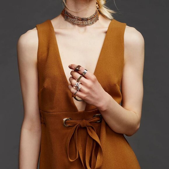 ISO Free People Aiden Mini Dress Size XS - Picture 3 of 3